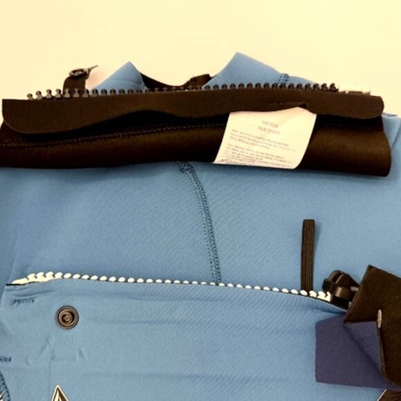 Volcom Modulator 2MM Chest Zip Long Sleeve Springsuit Blue Wetsuit Size 12 NWT - Picture 4 of 7
